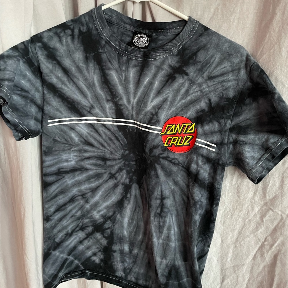 SANTA CRUZ tye dye shirt